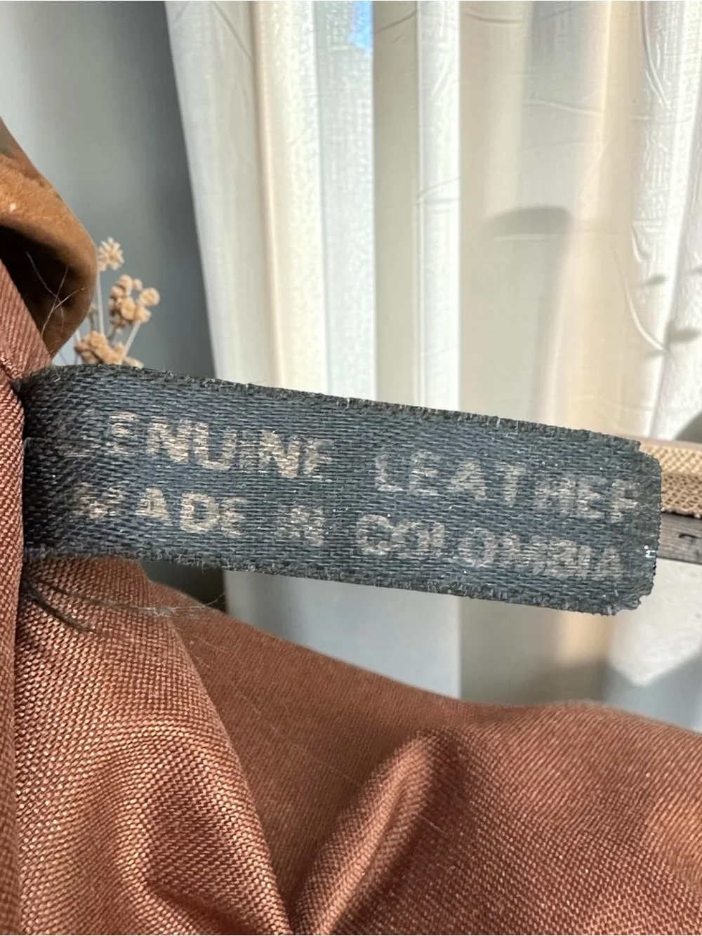Genuine Leather Small Backpack/Handbag.